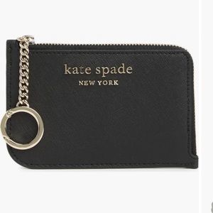 kate spade new york brand Newcameron medium l-zip card holder